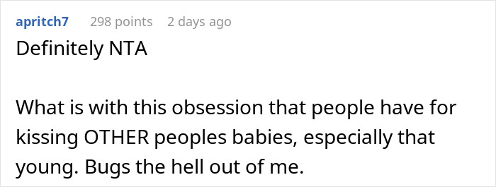 Woman Kisses Her Baby In Front Of MIL While She's Not Allowed To, Gets Asked To Stop But Refuses Woman Kisses Her Baby In Front Of MIL While She's Not Allowed To, Gets Asked To Stop But Refuses