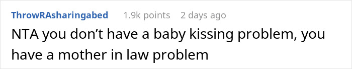 Woman Kisses Her Baby In Front Of MIL While She's Not Allowed To, Gets Asked To Stop But Refuses Woman Kisses Her Baby In Front Of MIL While She's Not Allowed To, Gets Asked To Stop But Refuses